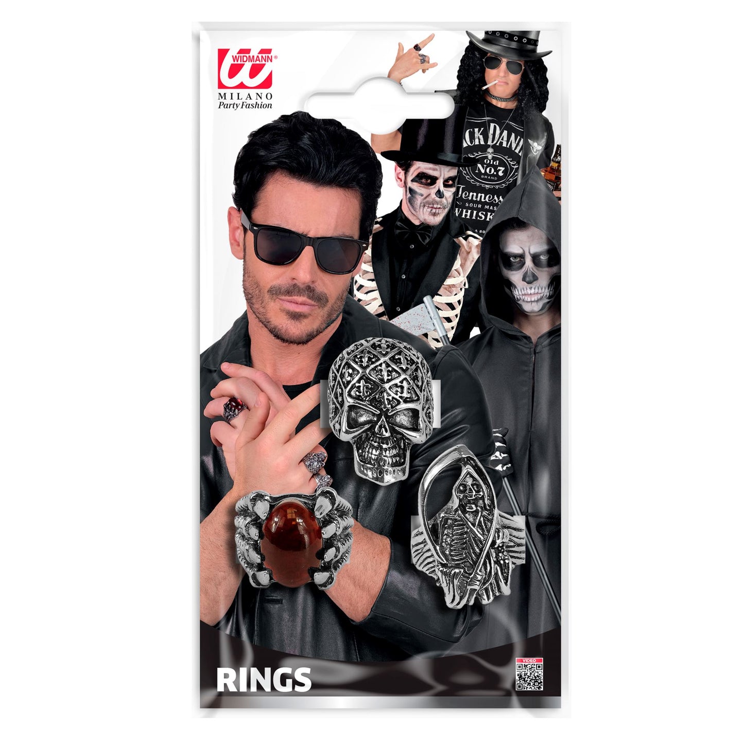 "3 VERSCHIEDENE HALLOWEEN RINGE AUF KARTE" – Ansicht 4