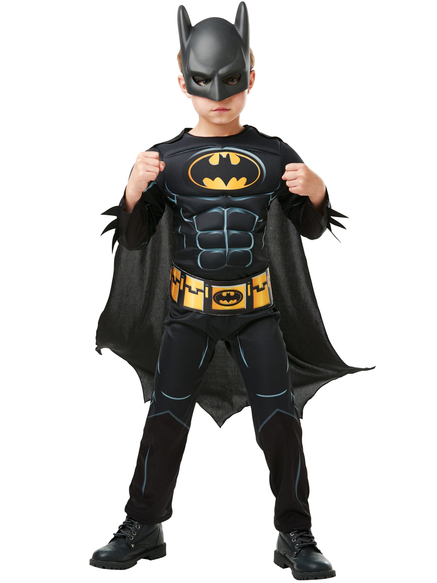 Rubies Batman Kinderkostüm für Jungen mit Umhang und Maske – Produktansicht