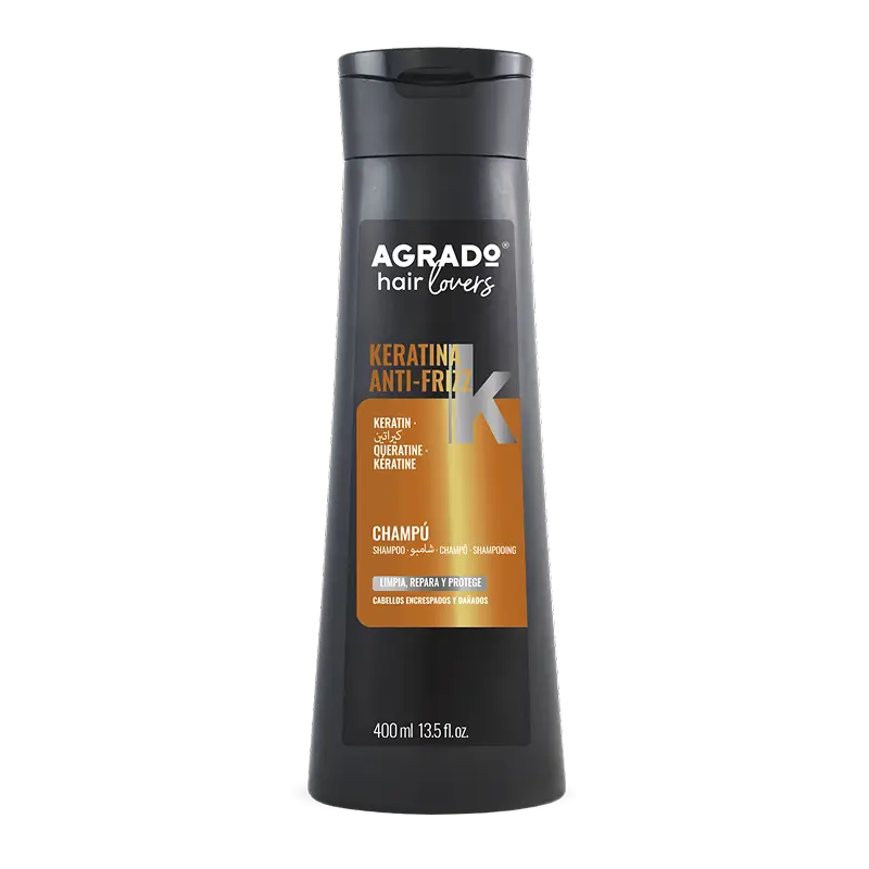 AGRADO AGRADO Champú Prof Keratine 400 ml Haarshampoo mit Keratin Kosmetik