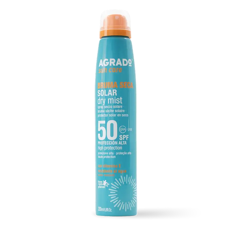 AGRADO AGRADO Bruma Seca Solar Sens SPF 50 Sonnenspray 200 ml Kosmetik