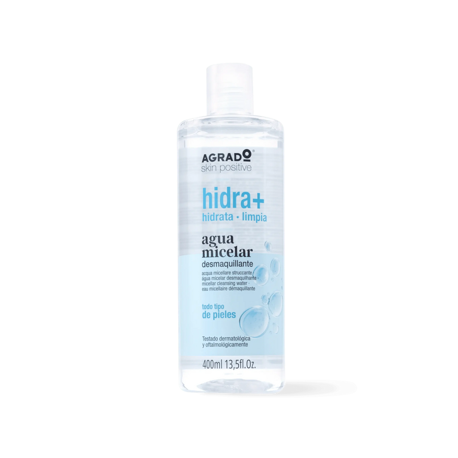 AGRADO AGRADO Agua Micelar Desmaquillante 400 ml Reinigungslösung Make-up Entferner Kosmetik