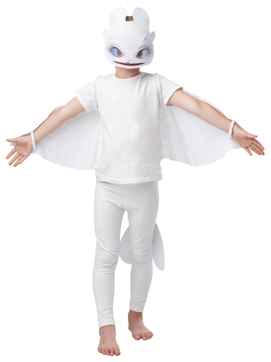Rubies Light Fury Accessoire-Set für Kinder mit Glow-in-the-dark-Flügeln und Maske – Produktansicht