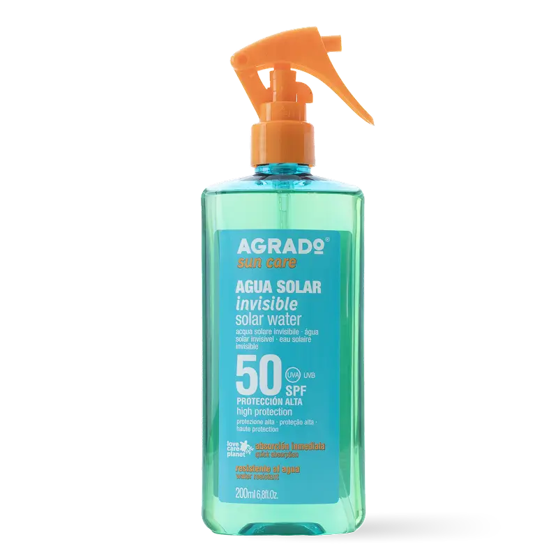 AGRADO AGRADO Agua Solar Invisible SPF 50 Sonnenschutz 200 ml Kosmetik