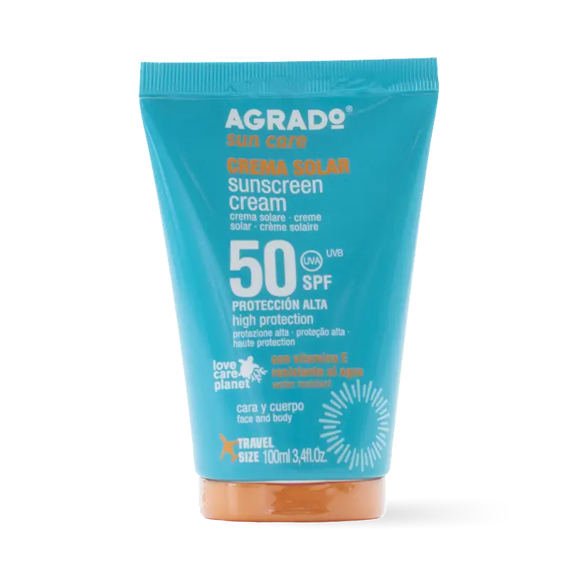 AGRADO AGRADO Crema Solar SPF 50 Sonnenschutz 100 ml Tube Kosmetik