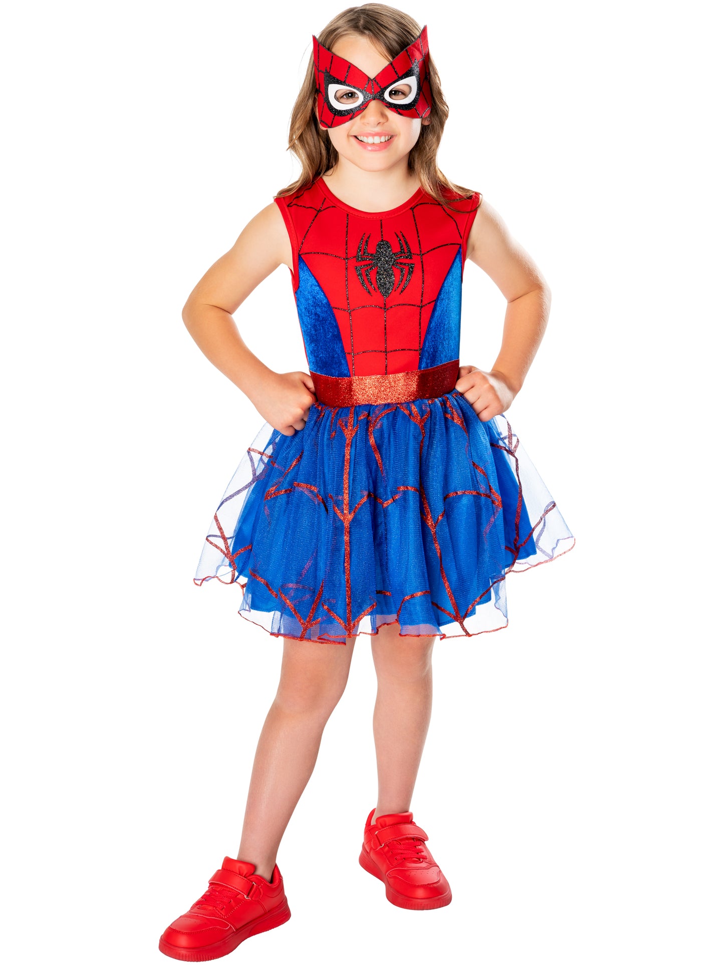 Rubies Spider-Girl Deluxe-Tutu-Kinderkostüm für Mädchen – Rückansicht