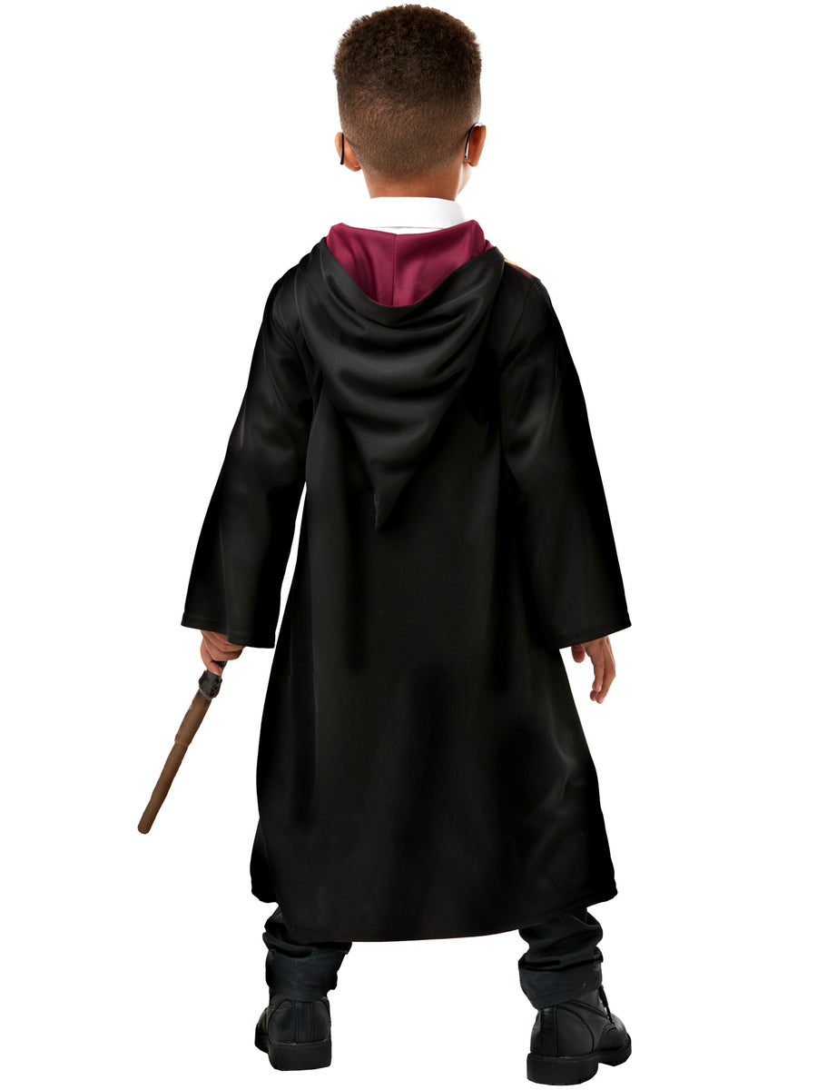 Rubies Harry Potter Gryffindor Robe Kinderkostüm mit Kapuze – Detailansicht