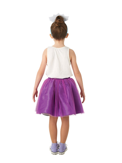 Rubies Pfauen-Tutu-Set für Kinder mit Tutu und Haarreif – Seitenansicht
