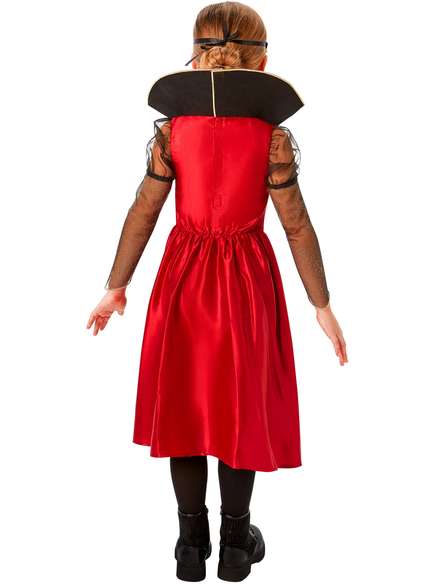 Rubies Vampiress Kinderkostüm für Mädchen mit Kleid und Maske – Detailansicht