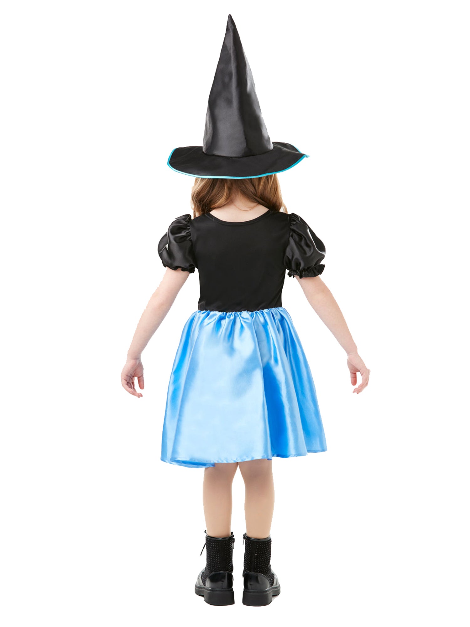 Rubies Moonlight Witch Kinderkostüm für Mädchen mit Kleid und Hut – Seitenansicht