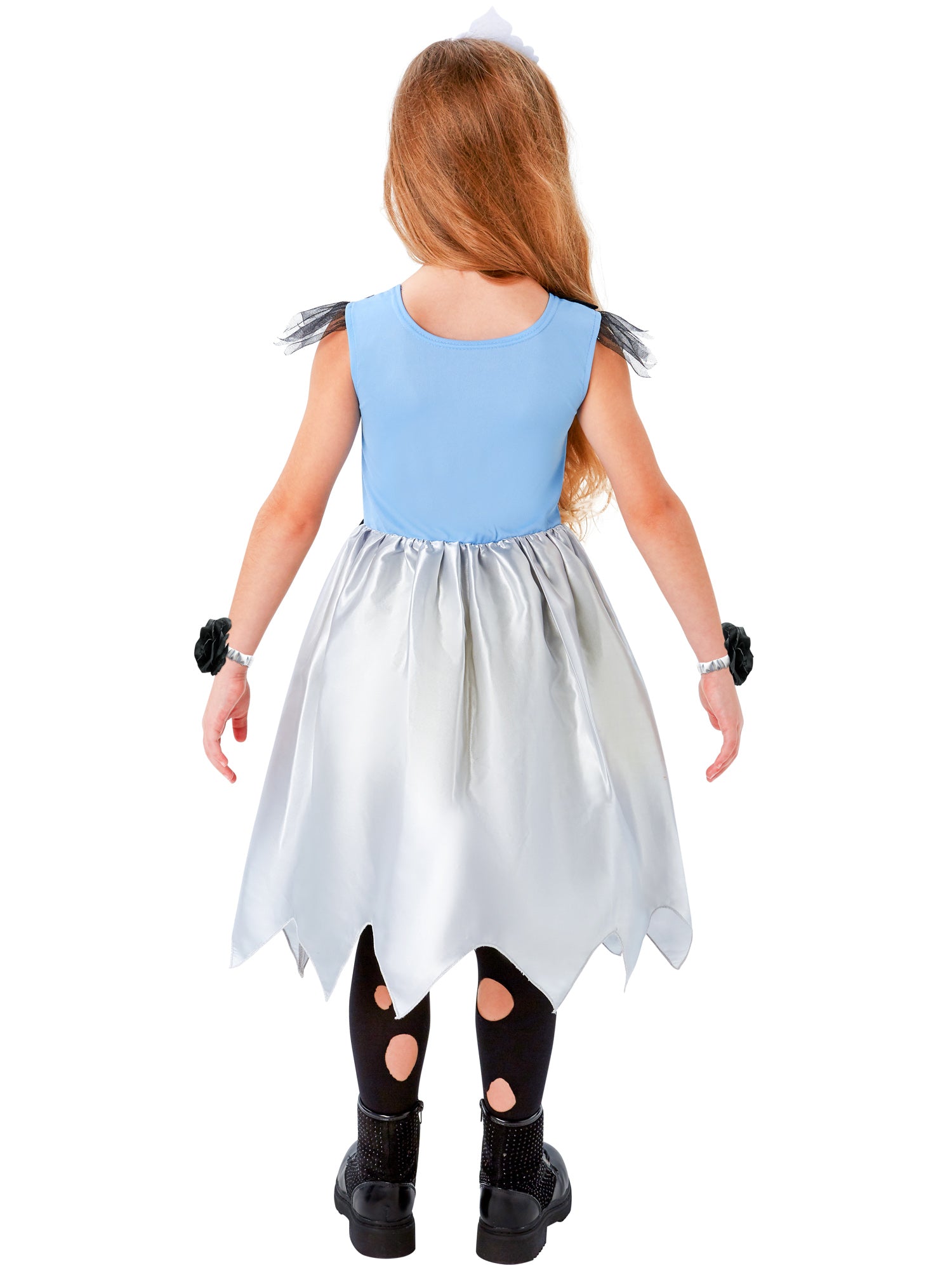 Rubies PROM QUEEN Kinderkostüm für Mädchen mit Kleid, Schärpe, Haarreif und Rose – Detailansicht