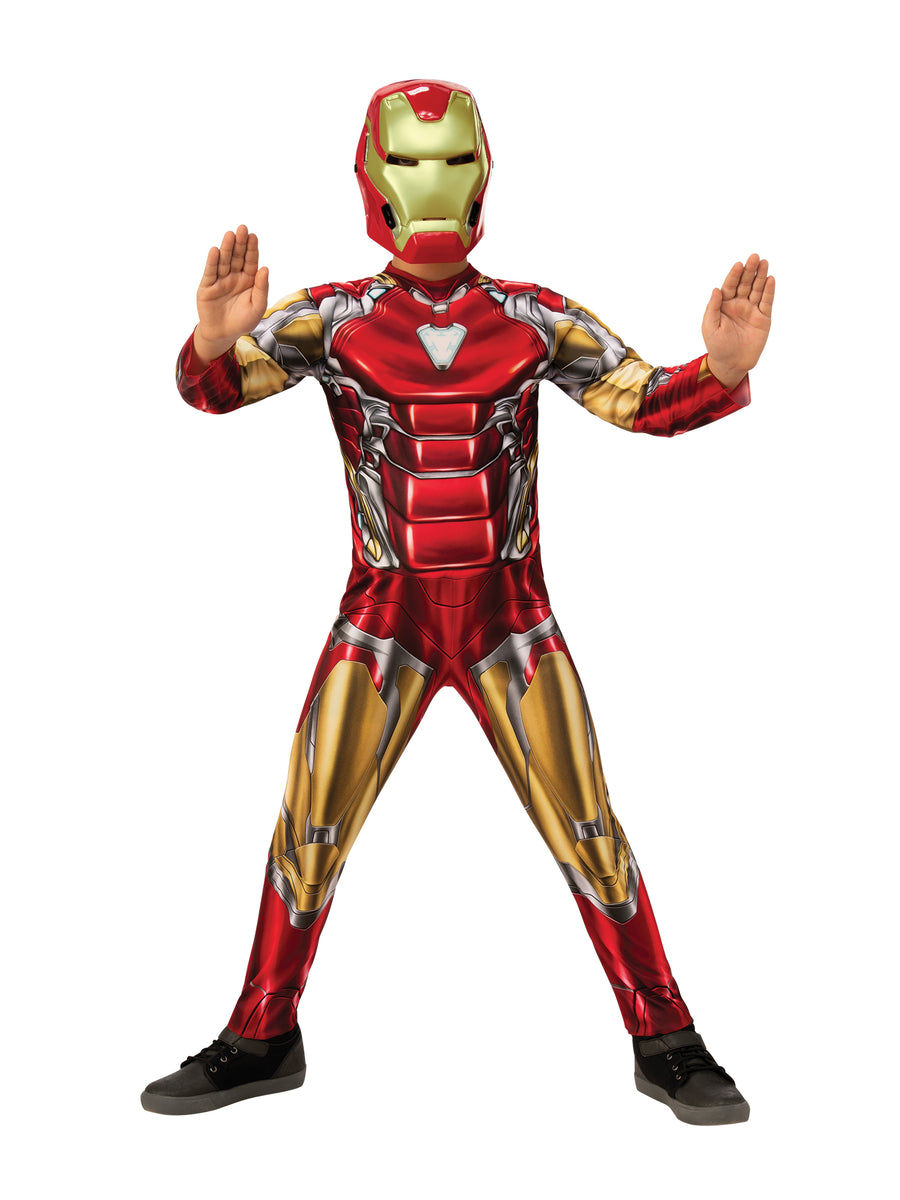 Iron Man Mark 85 Kinderkostüm von Rubies mit Overall und Maske