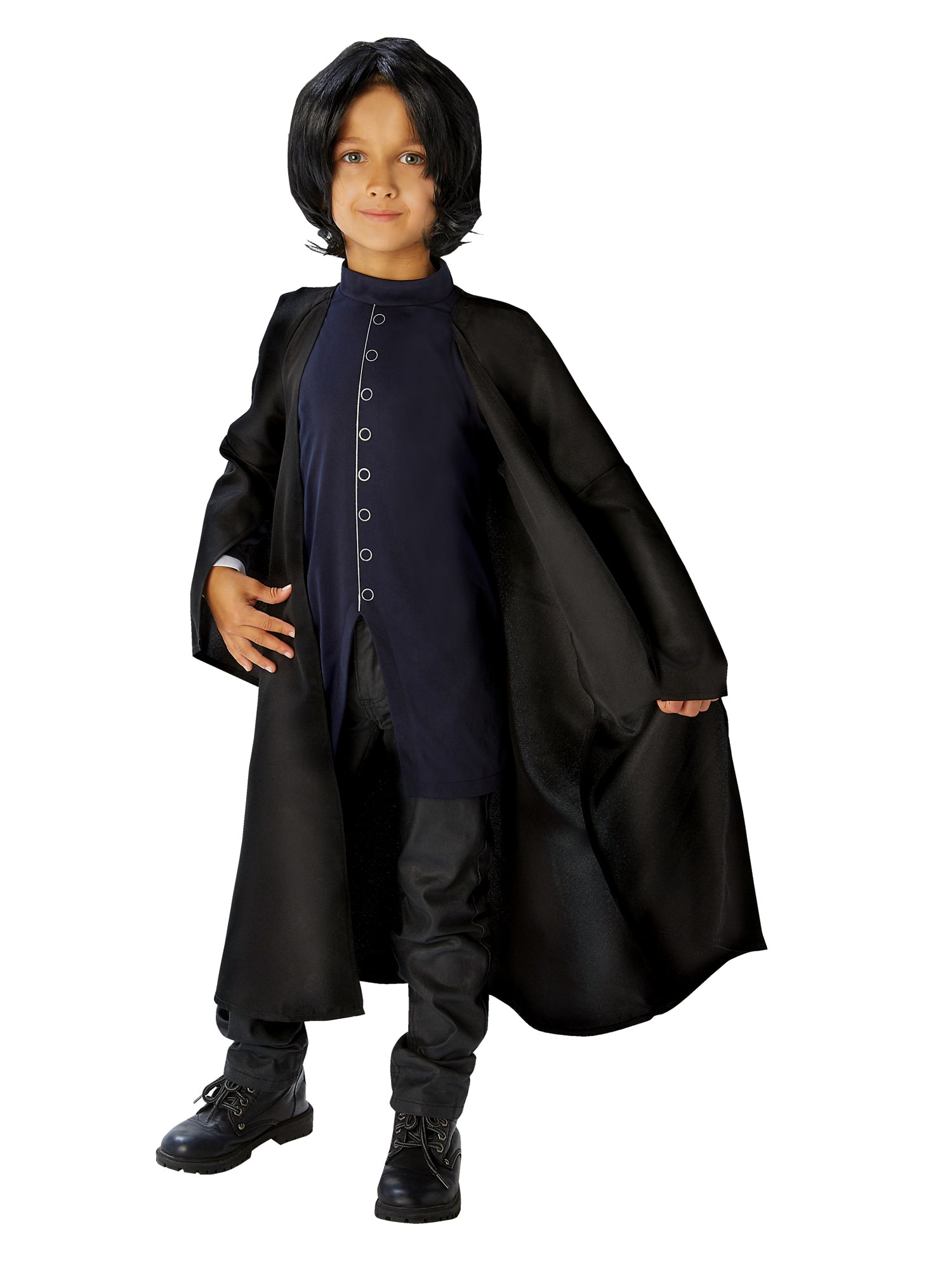 Rubies Harry Potter Snape Kinderkostüm mit Robe und Untertunika – Produktansicht
