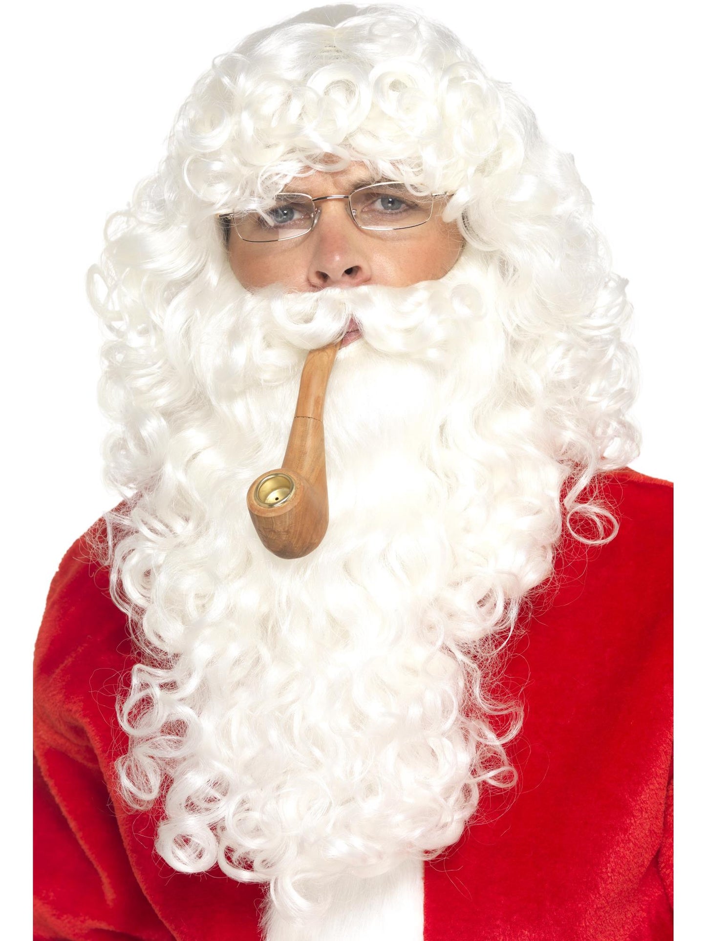 Smiffys Santa Dress Up Kit, White AC für Unisex