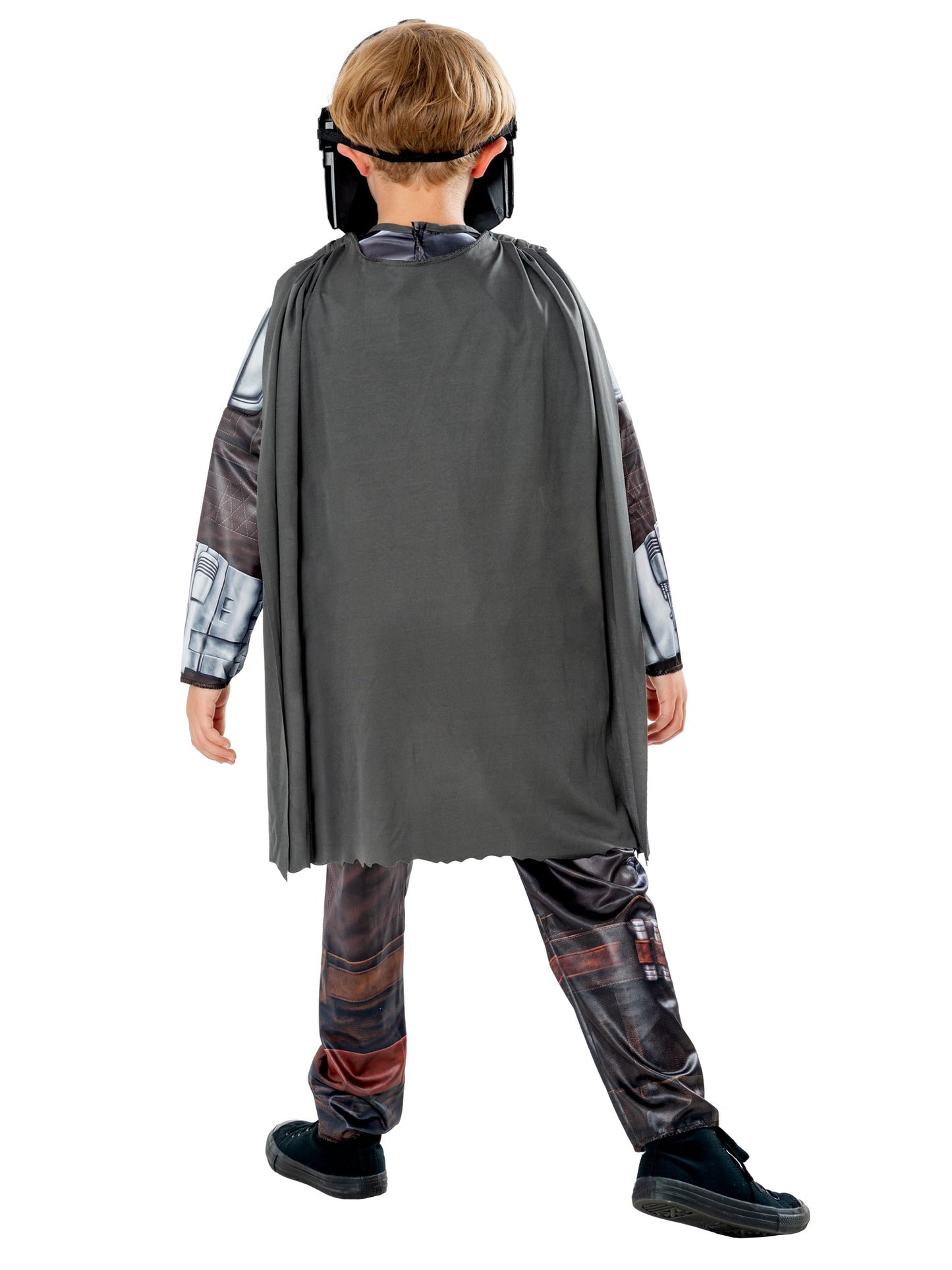 Rubies The Mandalorian Kinderkostüm für Jungen mit Overall, Umhang und Maske – Detailansicht