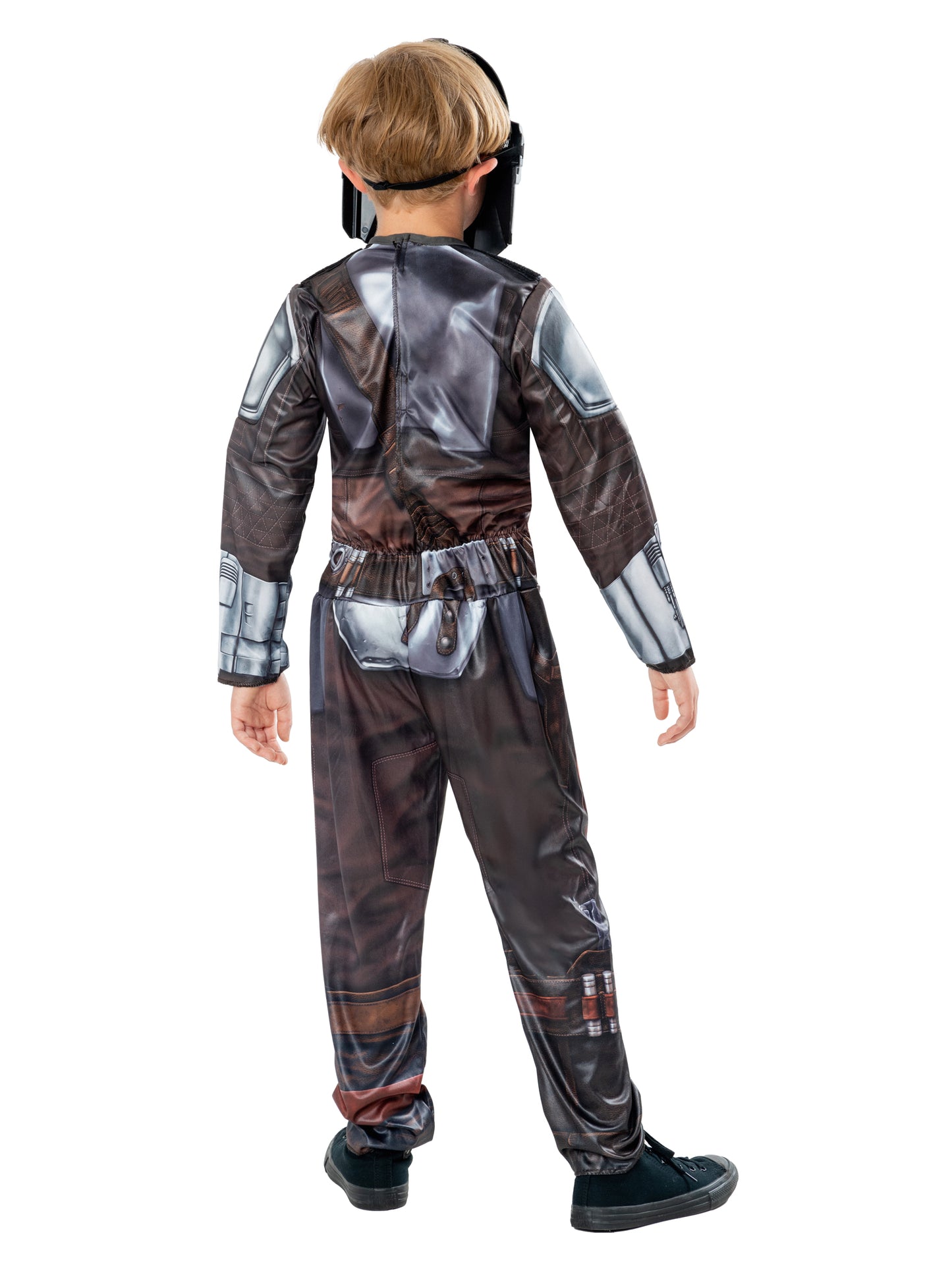 Rubies The Mandalorian Kinderkostüm für Jungen mit Overall, Umhang und Maske – Seitenansicht