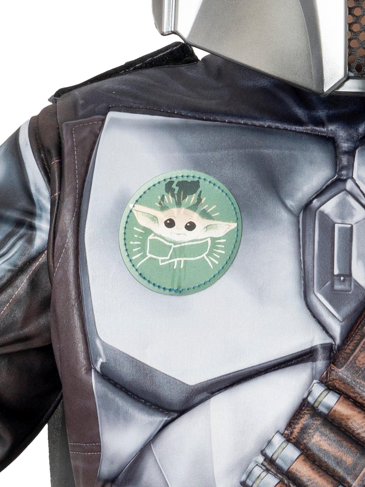 Rubies The Mandalorian Kinderkostüm für Jungen mit Overall, Umhang und Maske – Rückansicht