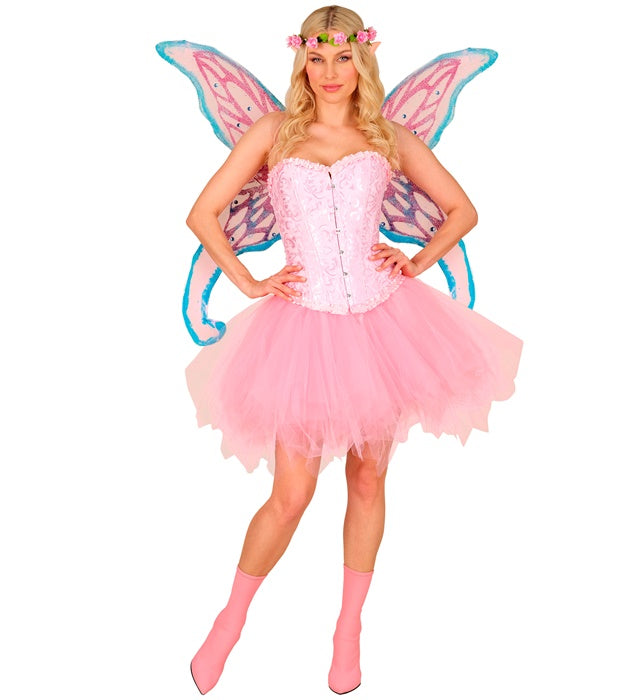 Rosa Tutu mit Innentasche für LED-Lichter, Fasnacht Kostümzubehör