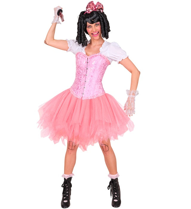 Rosa Tutu mit Innentasche für LED-Lichter, Fasnacht Kostümzubehör