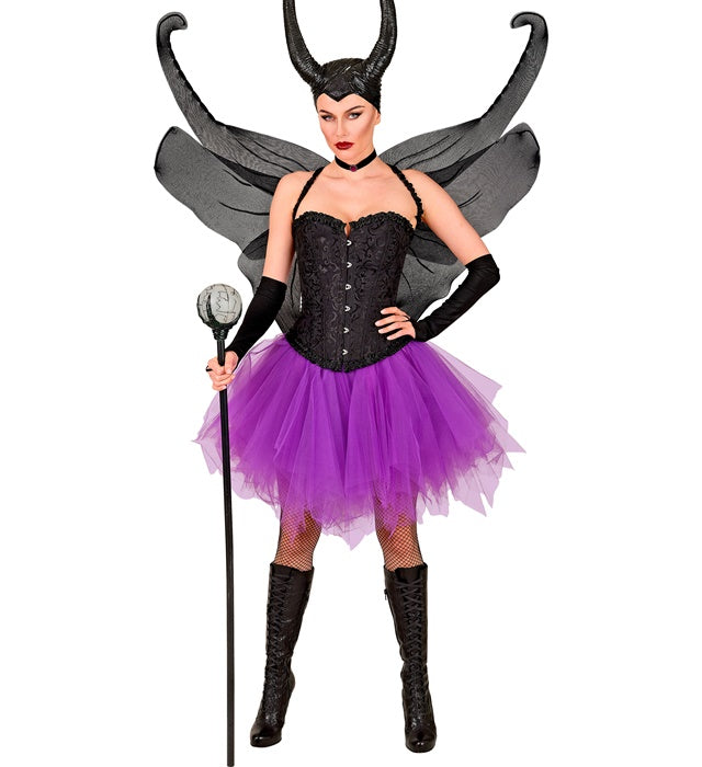 Violettes Tutu mit Innentasche für LED-Lichter, ideal für Fasnacht und Karneval
