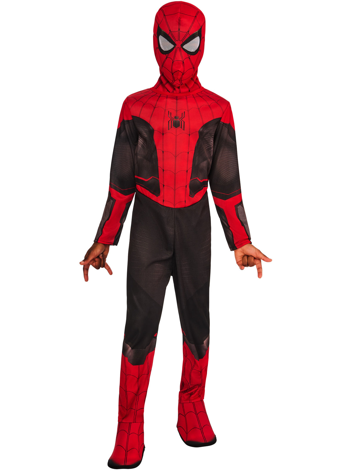 Rubies Spider-Man Kinderkostüm für Jungen mit Overall und Stoffmaske – Produktansicht