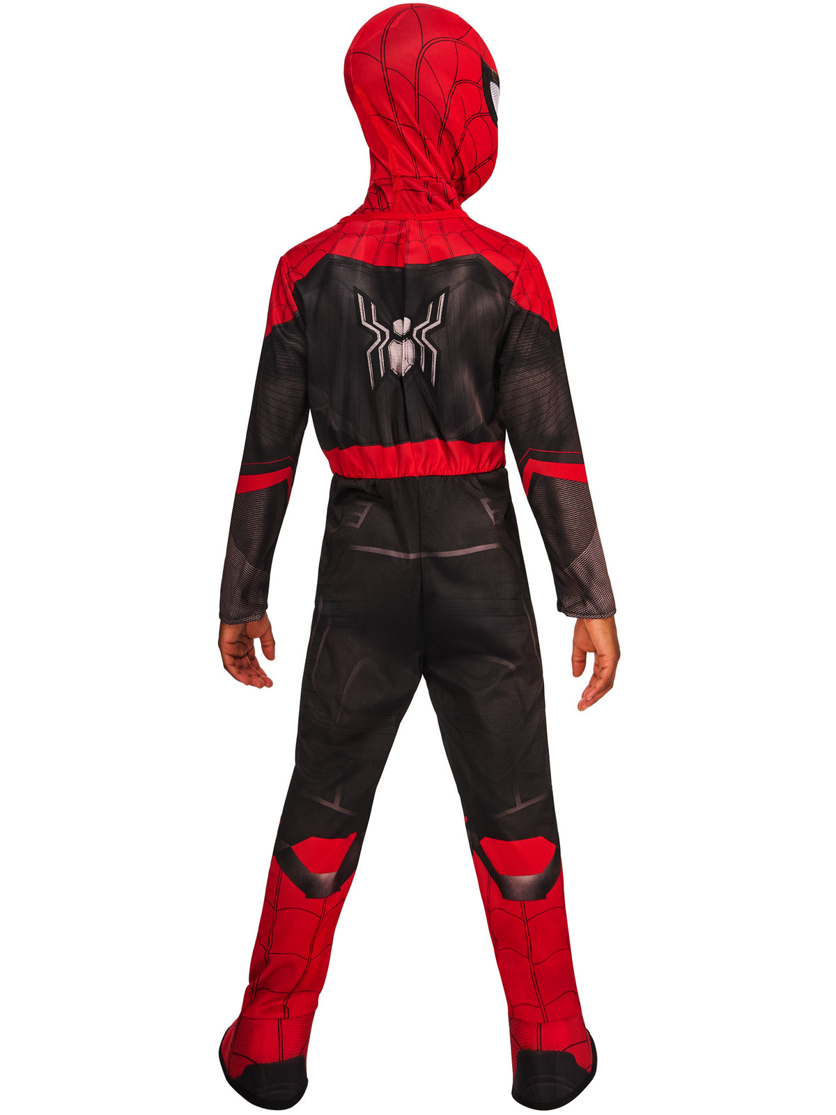 Rubies Spider-Man Kinderkostüm für Jungen mit Overall und Stoffmaske – Detailansicht