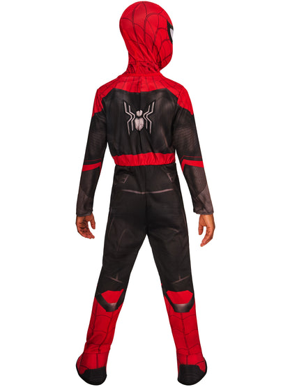 Rubies Spider-Man Kinderkostüm für Jungen mit Overall und Stoffmaske – Detailansicht