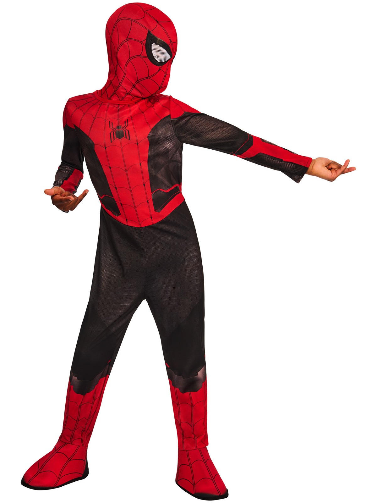 Rubies Spider-Man Kinderkostüm für Jungen mit Overall und Stoffmaske – Verpackung