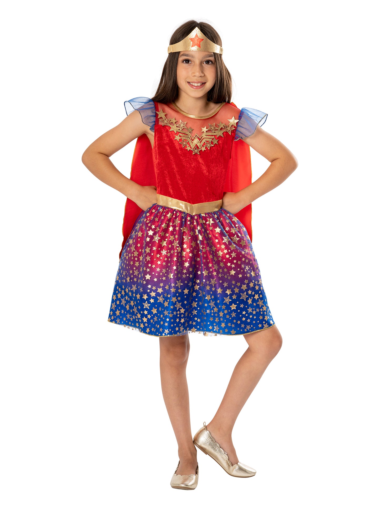 Rubies Wonder Woman Deluxe Kinderkostüm für Mädchen – Produktansicht