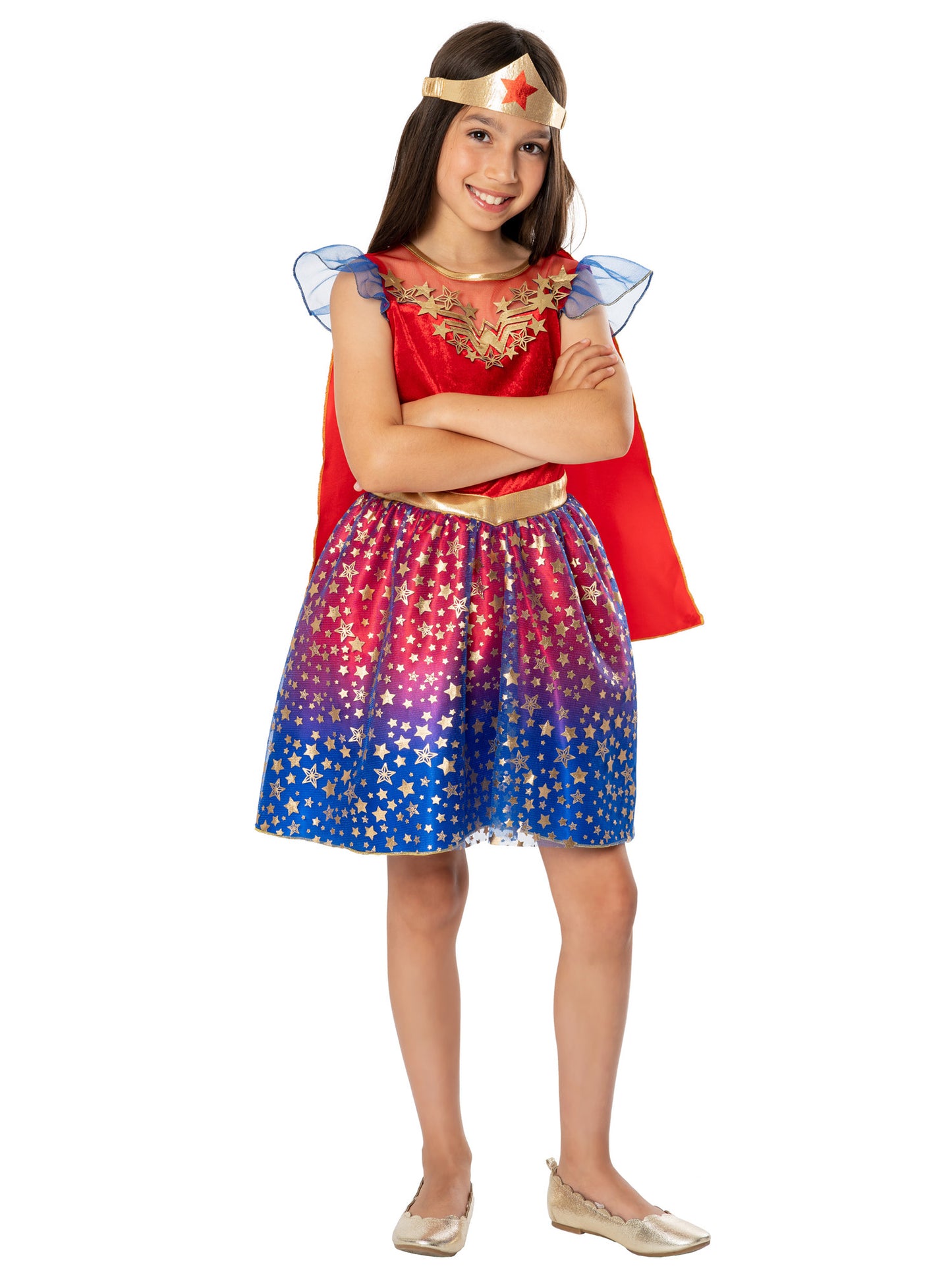 Rubies Wonder Woman Deluxe Kinderkostüm für Mädchen – Seitenansicht