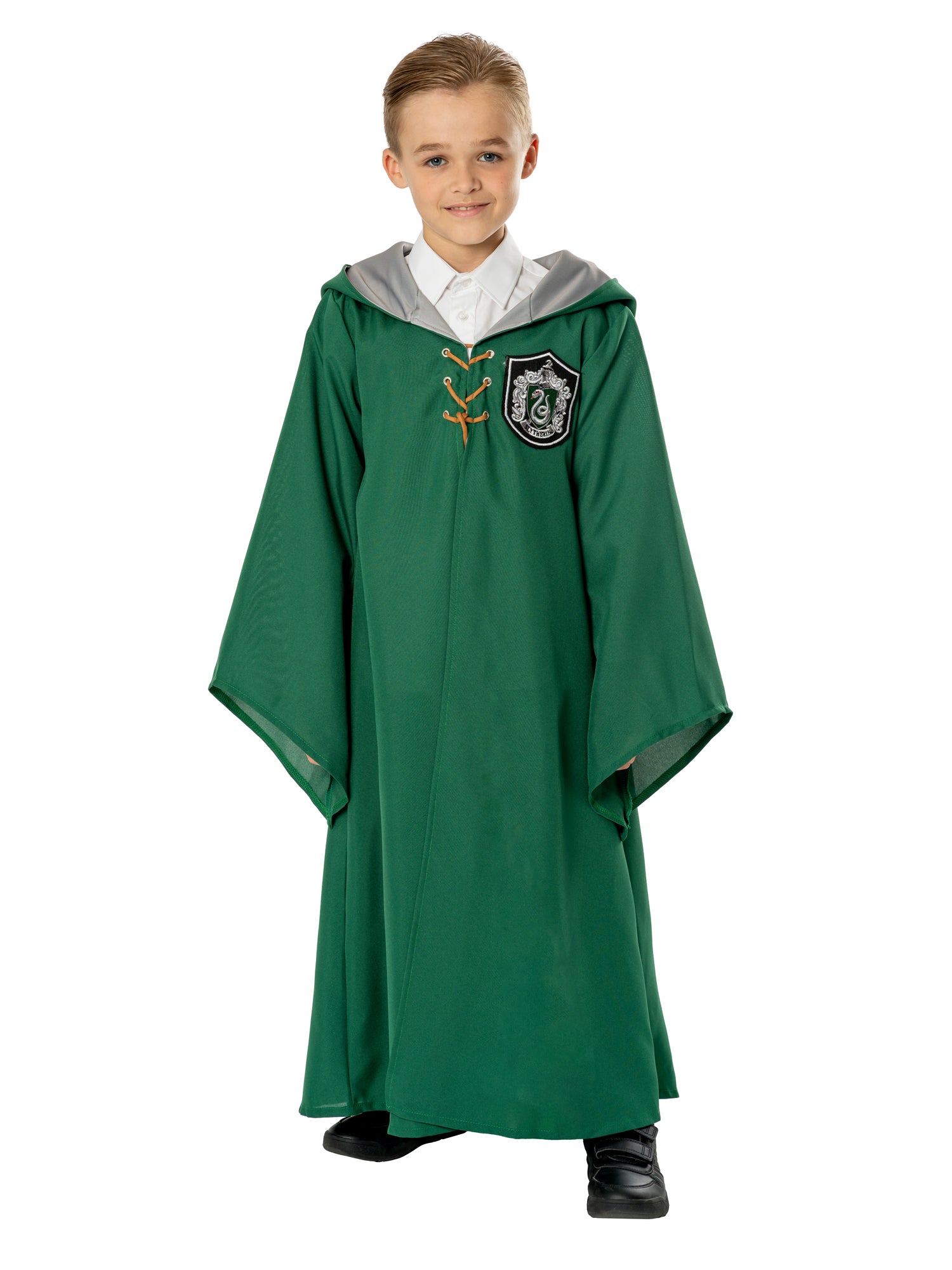 Rubies Harry Potter Slytherin Quidditch Robe Kinderkostüm – Seitenansicht