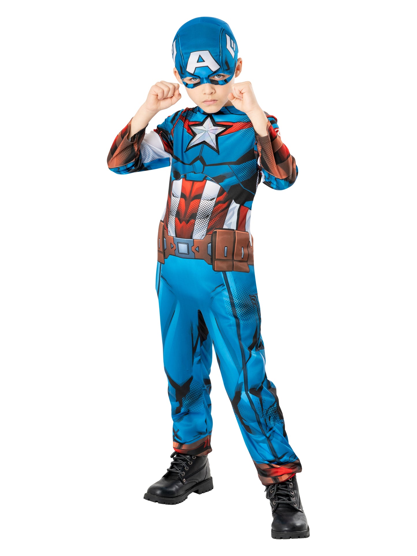 Rubies Captain America Kinderkostüm Green Collection – Produktansicht