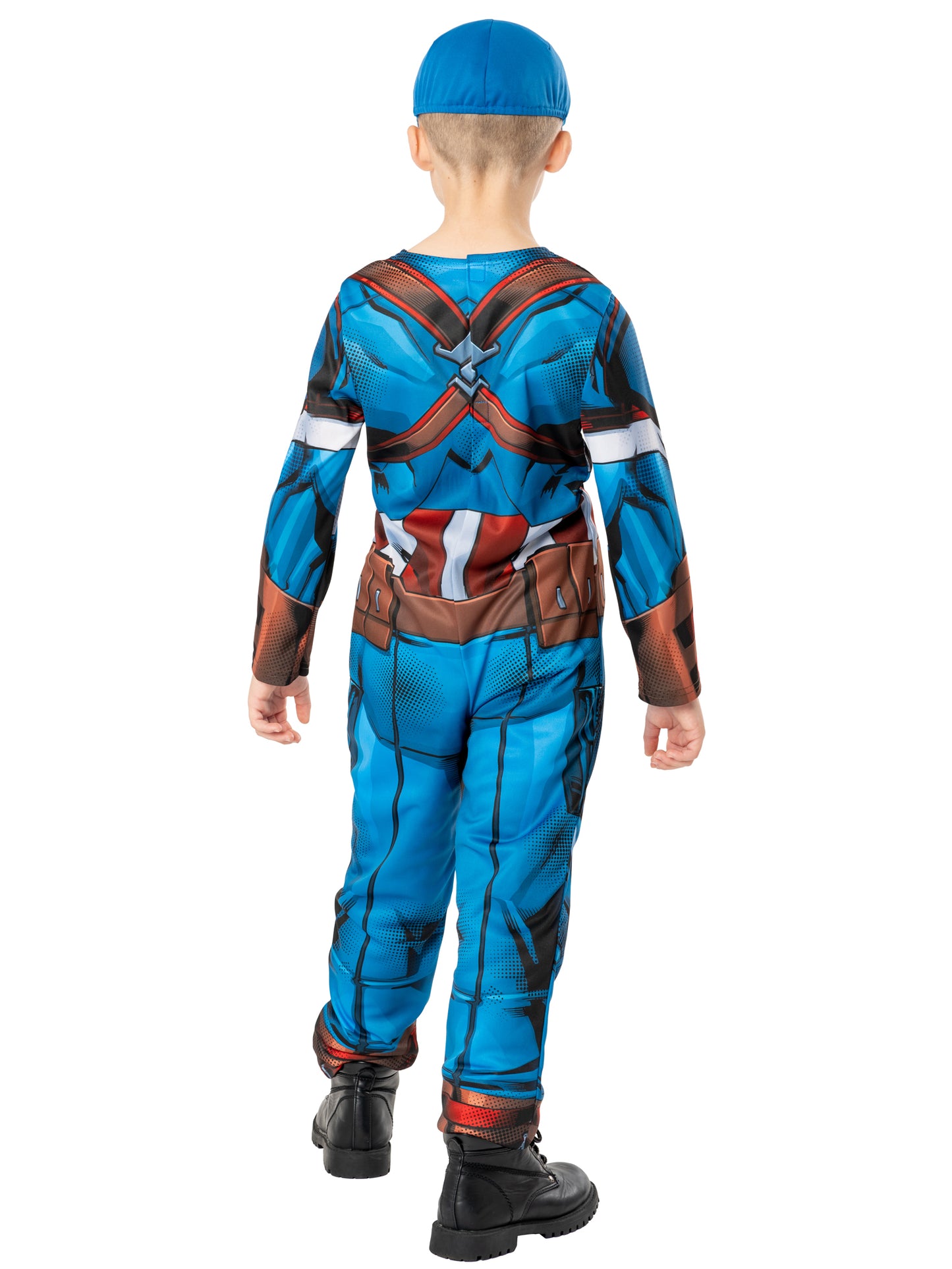 Rubies Captain America Kinderkostüm Green Collection – Detailansicht