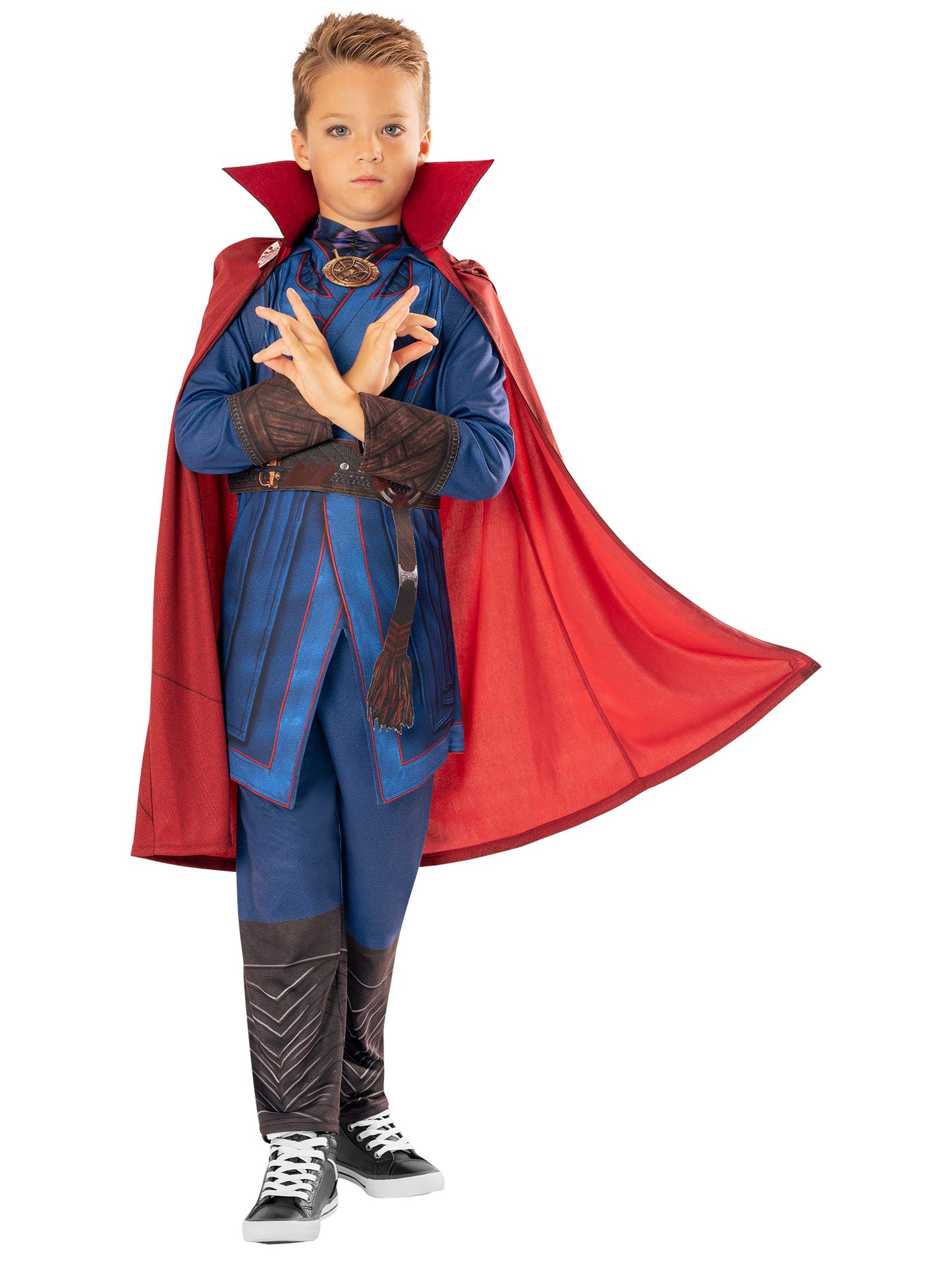 Rubies Doctor Strange Deluxe Kinderkostüm für Jungen mit Marvel-Umhang – Produktansicht