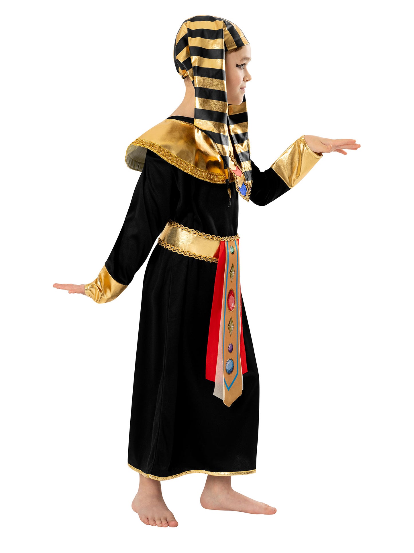 Rubies Black Pharaoh Kinderkostüm für Jungen – Seitenansicht