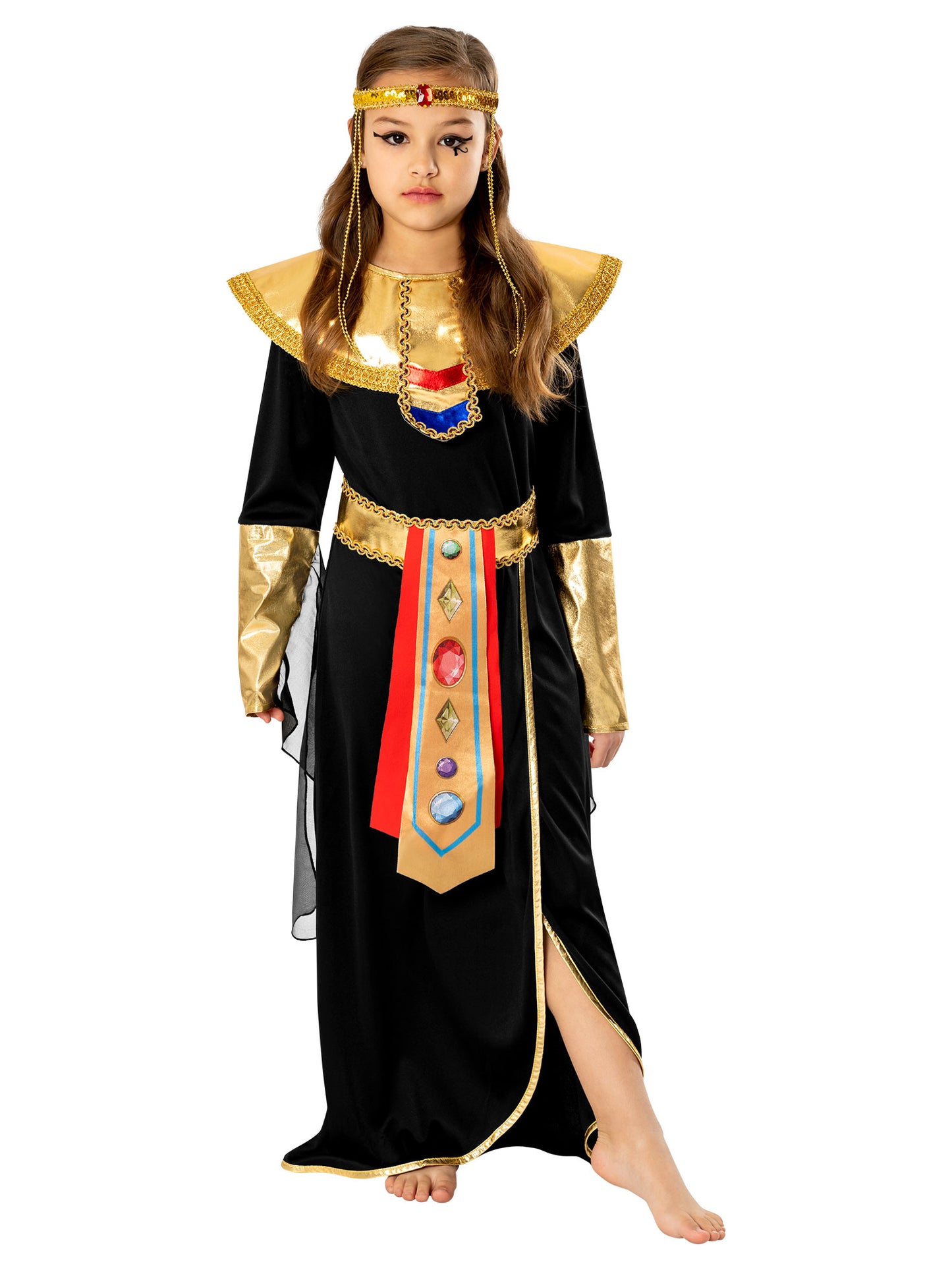 Rubies Black Female Pharaoh Kinderkostüm für Mädchen – Produktansicht