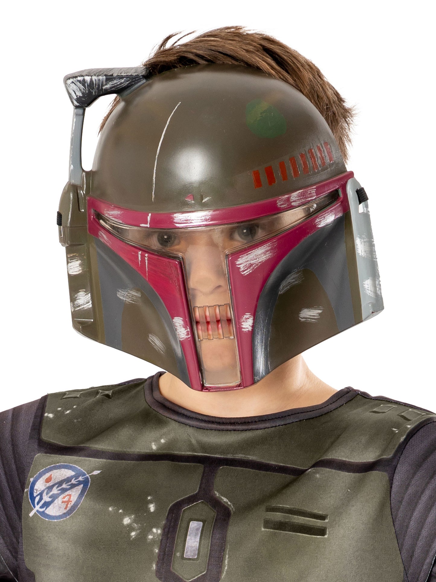 Rubies Star Wars Boba Fett Halbmaske für Kinder – Produktansicht