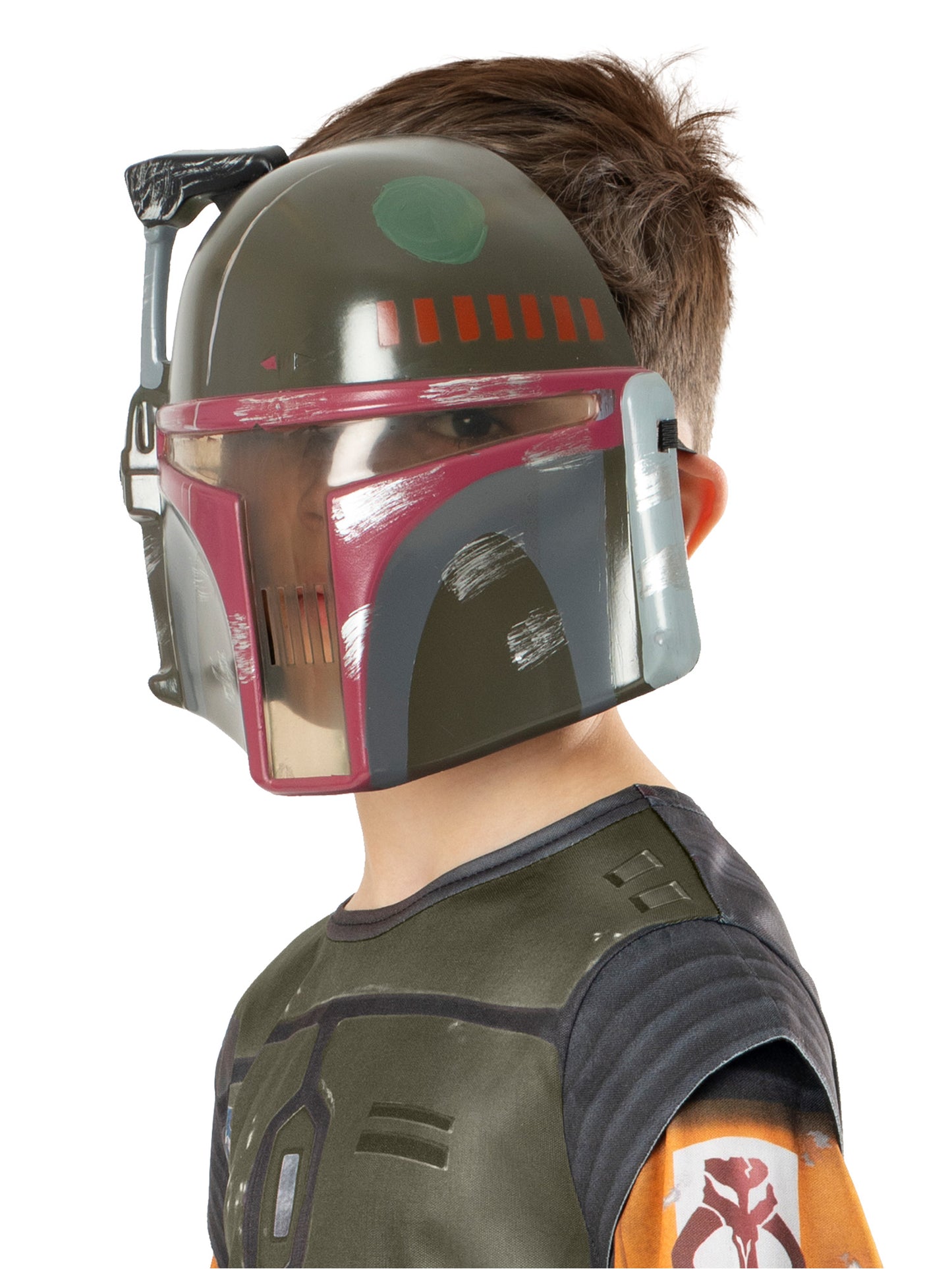 Rubies Star Wars Boba Fett Halbmaske für Kinder – Detailansicht