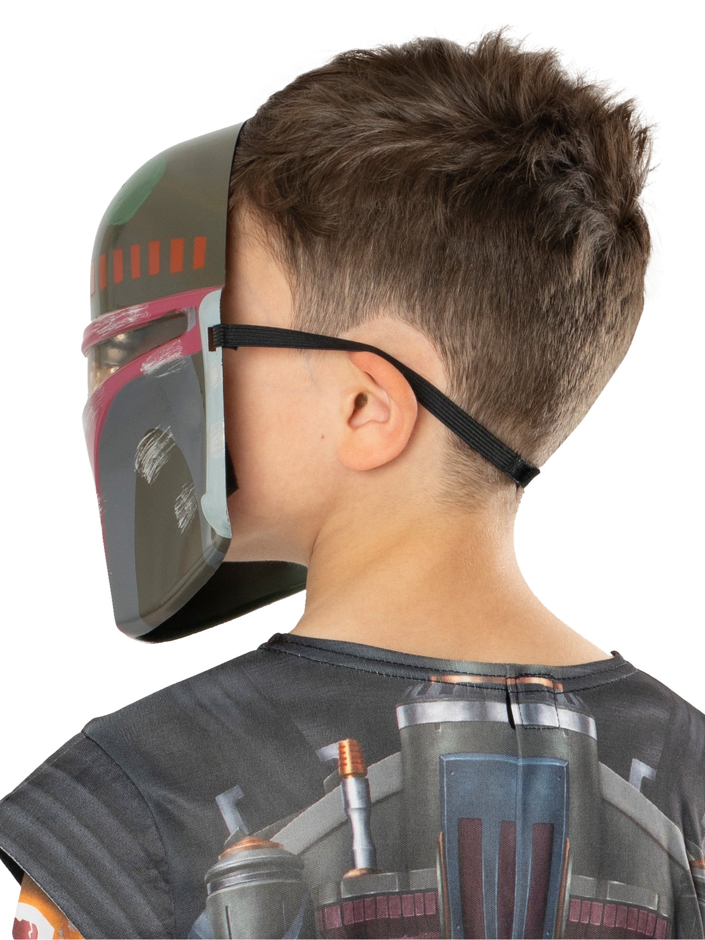 Rubies Star Wars Boba Fett Halbmaske für Kinder – Seitenansicht