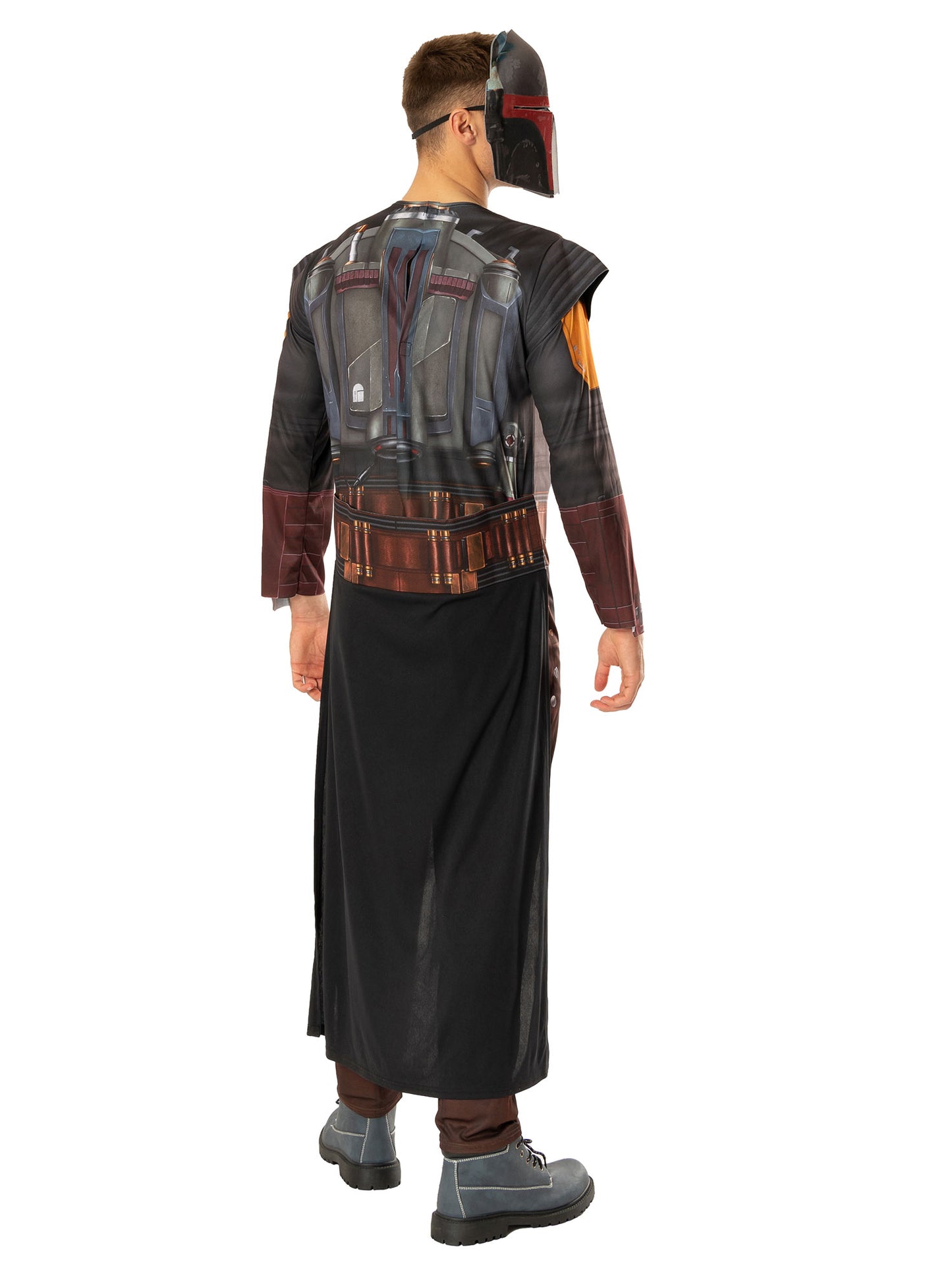 Rubies Boba Fett Kostüm für Erwachsene mit Umhang und EVA-Maske – Detailansicht