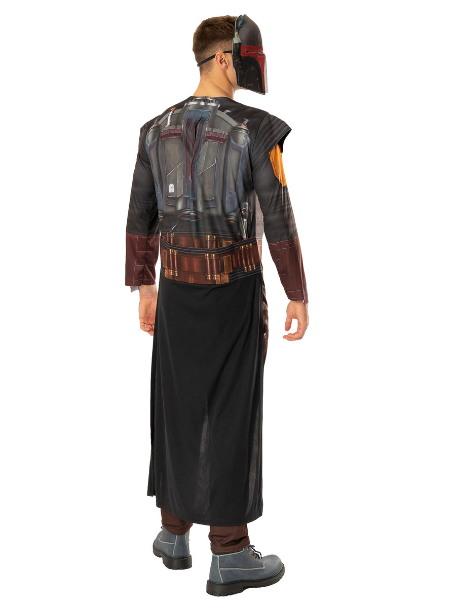 Rubies Boba Fett Kostüm für Erwachsene mit Umhang und EVA-Maske – Detailansicht