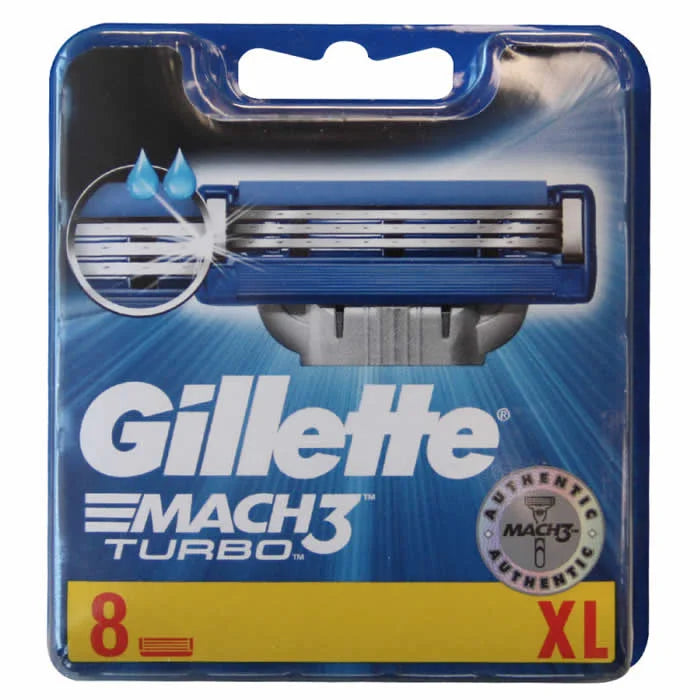 GILLETTE GILLETTE Gillete Mach3 Turbo 8 Units Xl Kosmetik