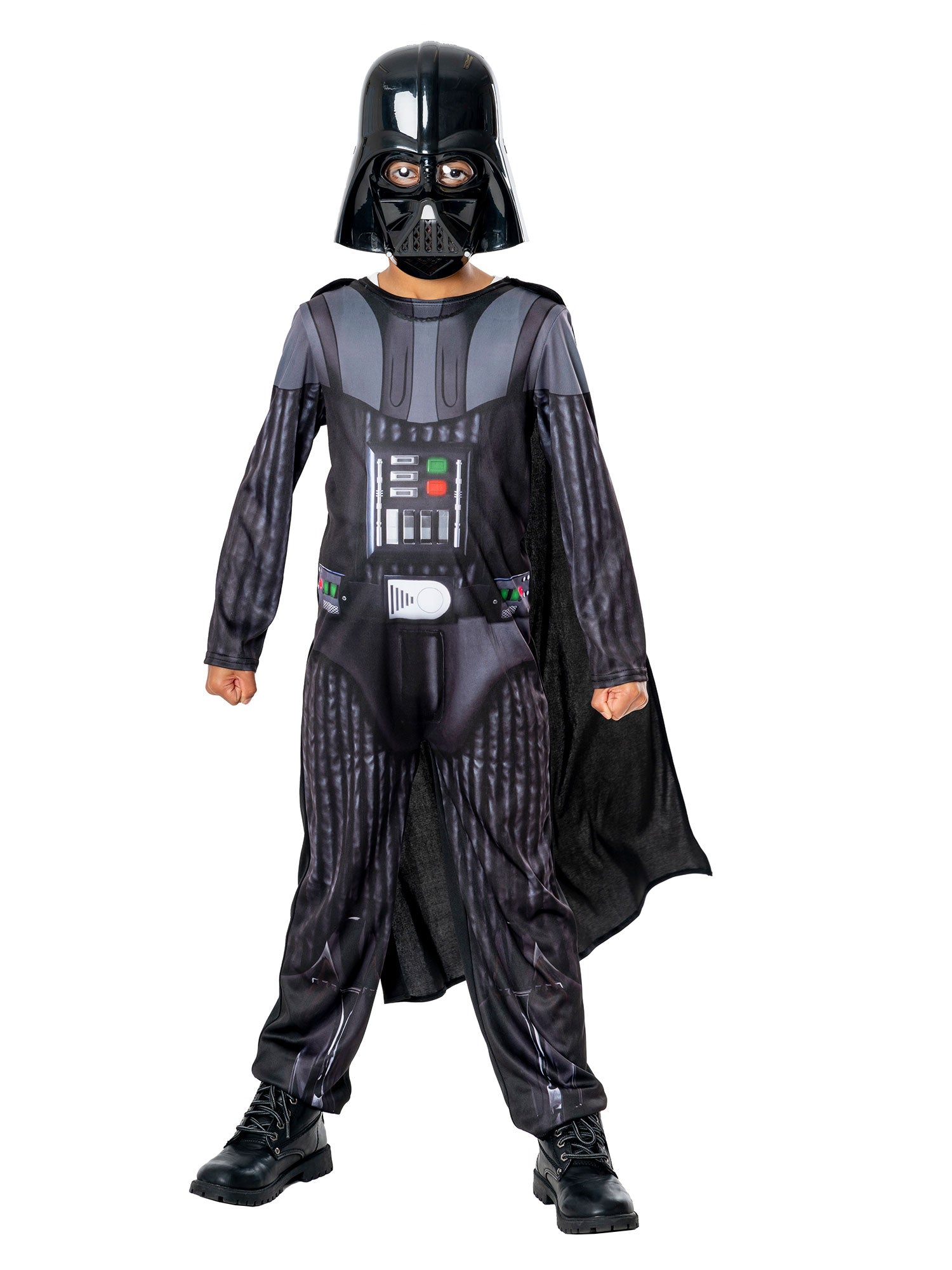 Rubies Darth Vader Kinderkostüm für Jungen mit Maske und abnehmbarem Umhang – Produktansicht
