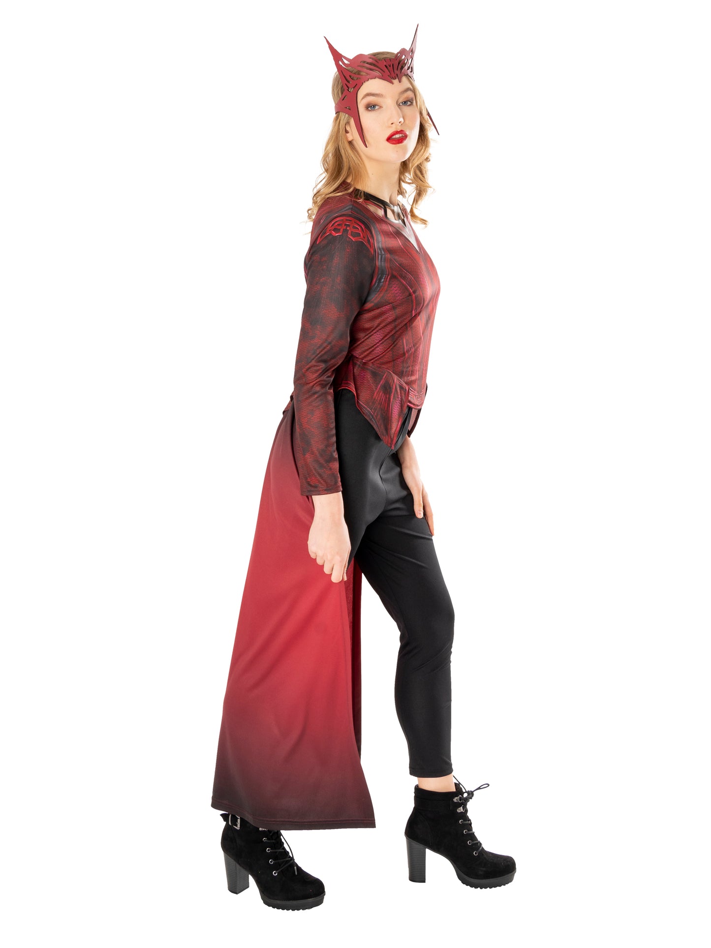 Wanda Scarlet Witch Kostüm für Damen von Rubies – Seitenansicht