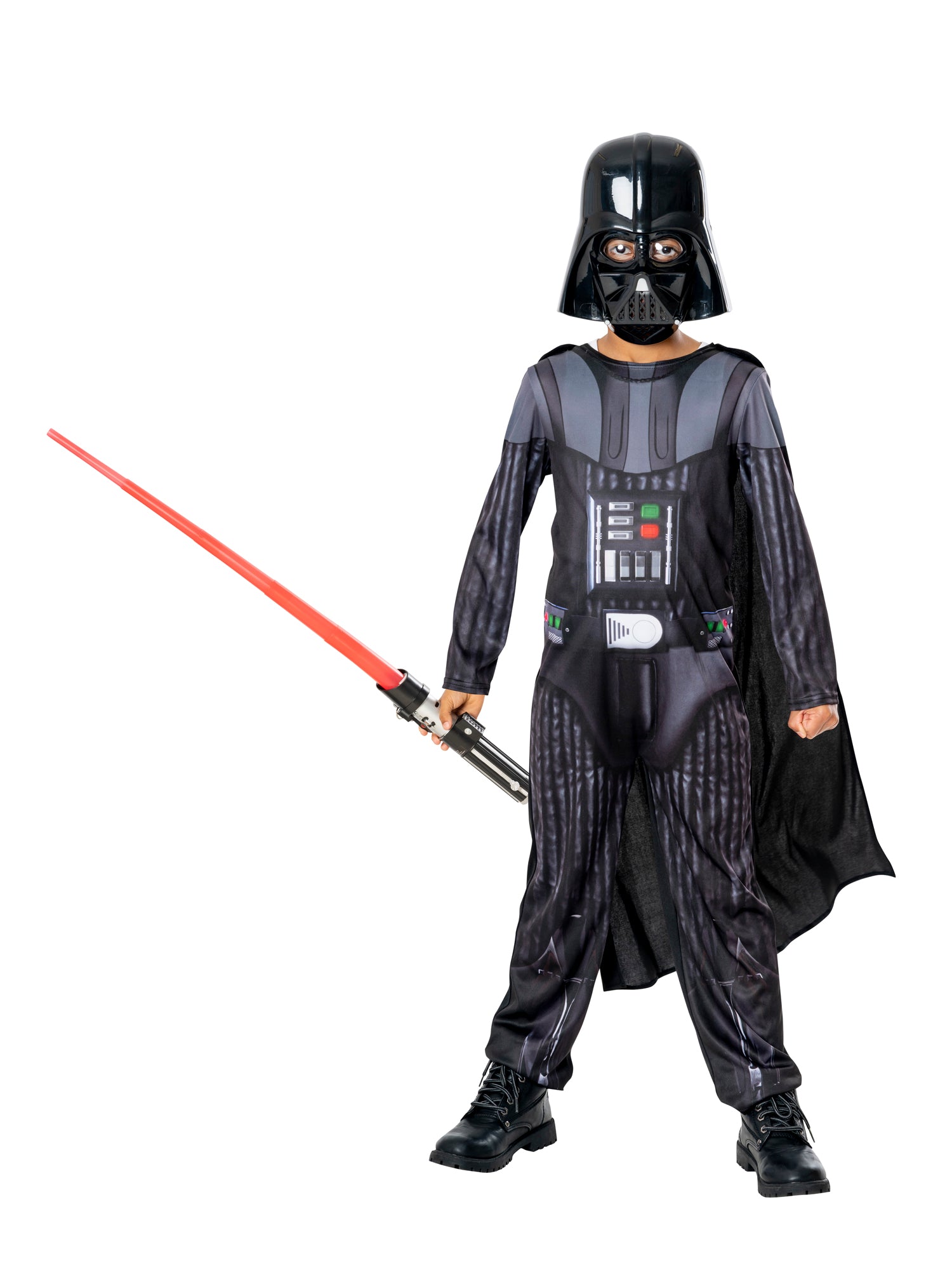 Rubies Star Wars Darth Vader Kinderkostüm mit Maske, Umhang und Lichtschwert