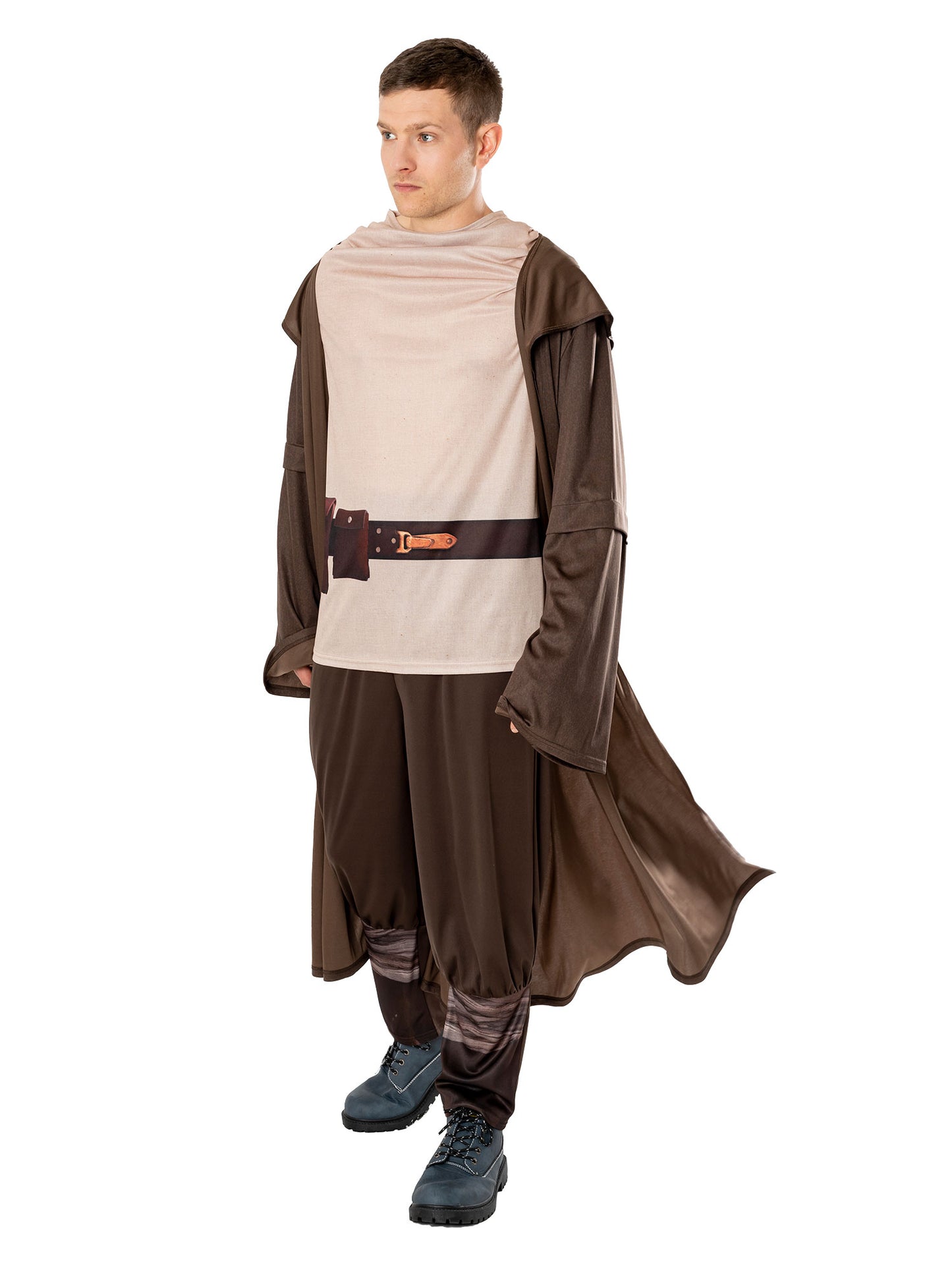 Rubies Obi-Wan-Kenobi-Kostüm für Herren mit Top, Hose und Robe