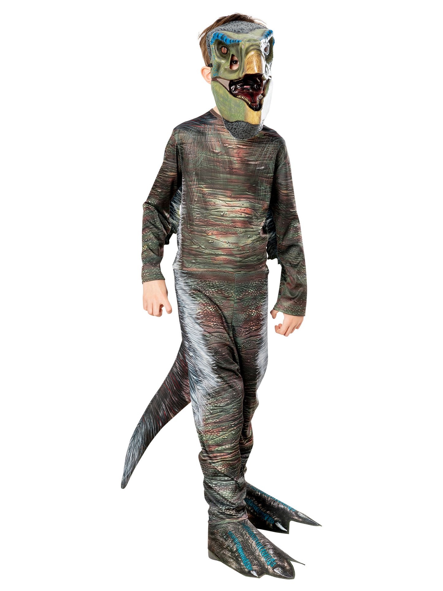 Rubies Therizinosaurus Kinderkostüm Jurassic World mit Maske – Produktansicht