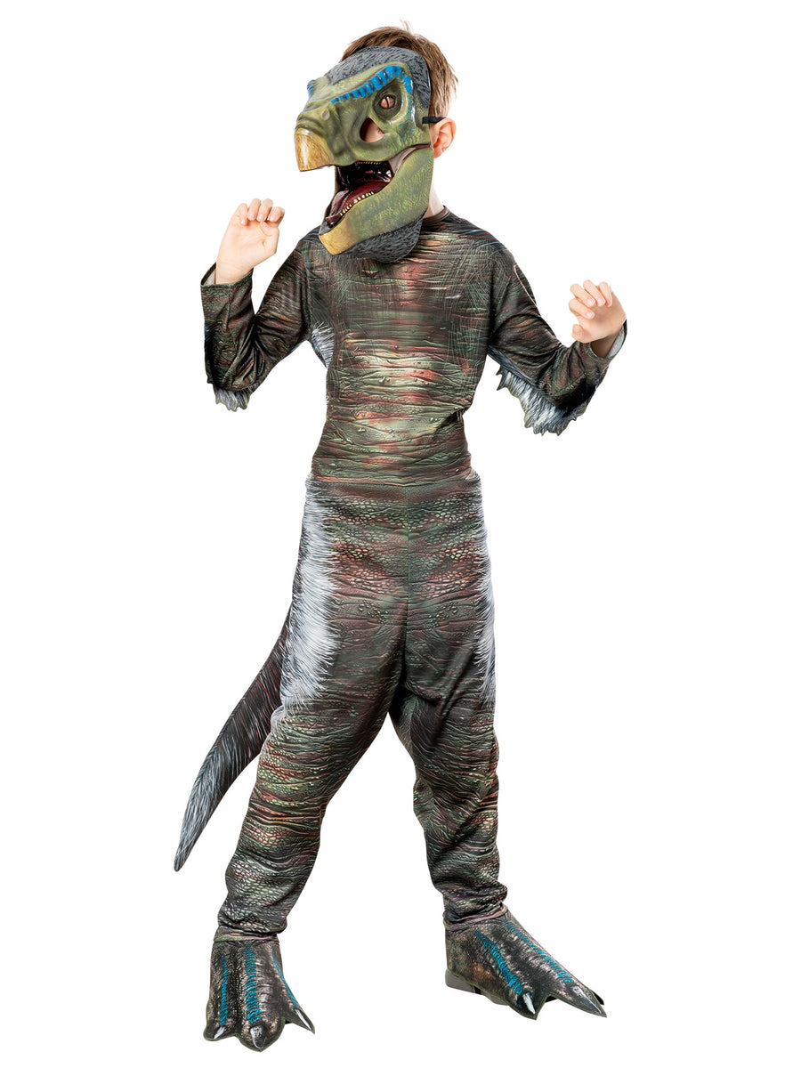 Rubies Therizinosaurus Kinderkostüm Jurassic World mit Maske – Detailansicht