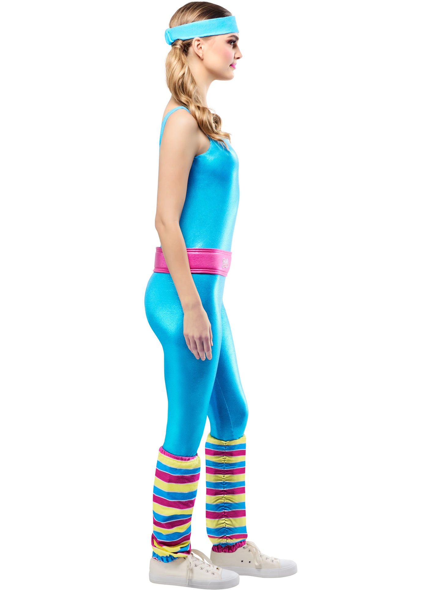 Rubies Exercise Barbie Deluxe Kostüm für Damen – Seitenansicht