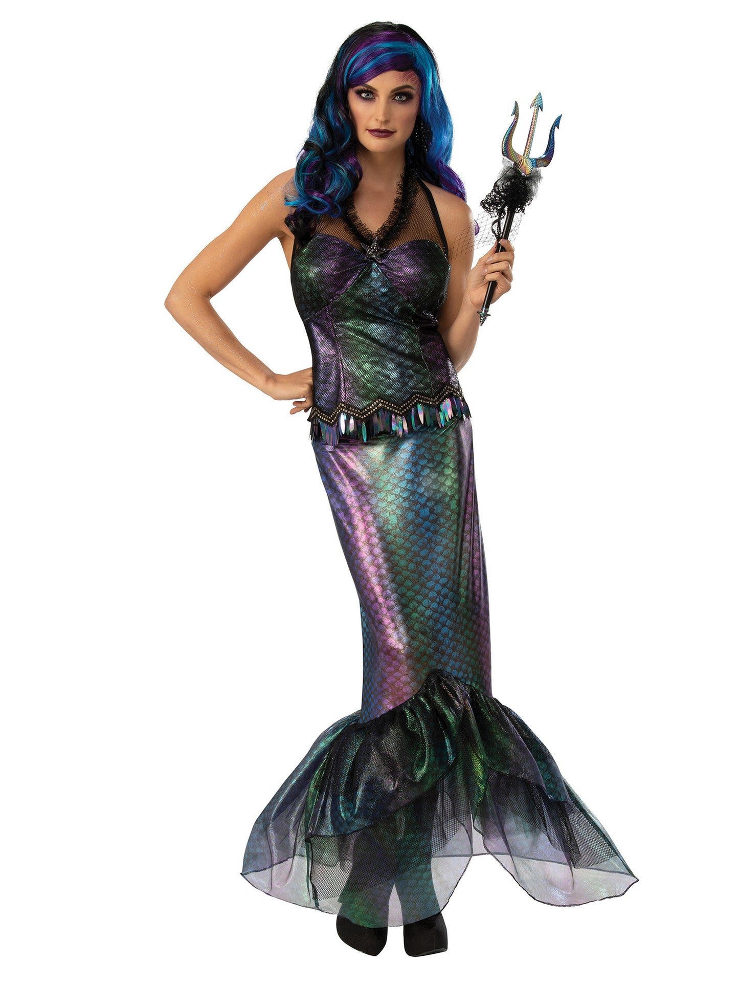 Rubies Mermaid Queen Of The Dark Sea Kostüm für Erwachsene für Damen