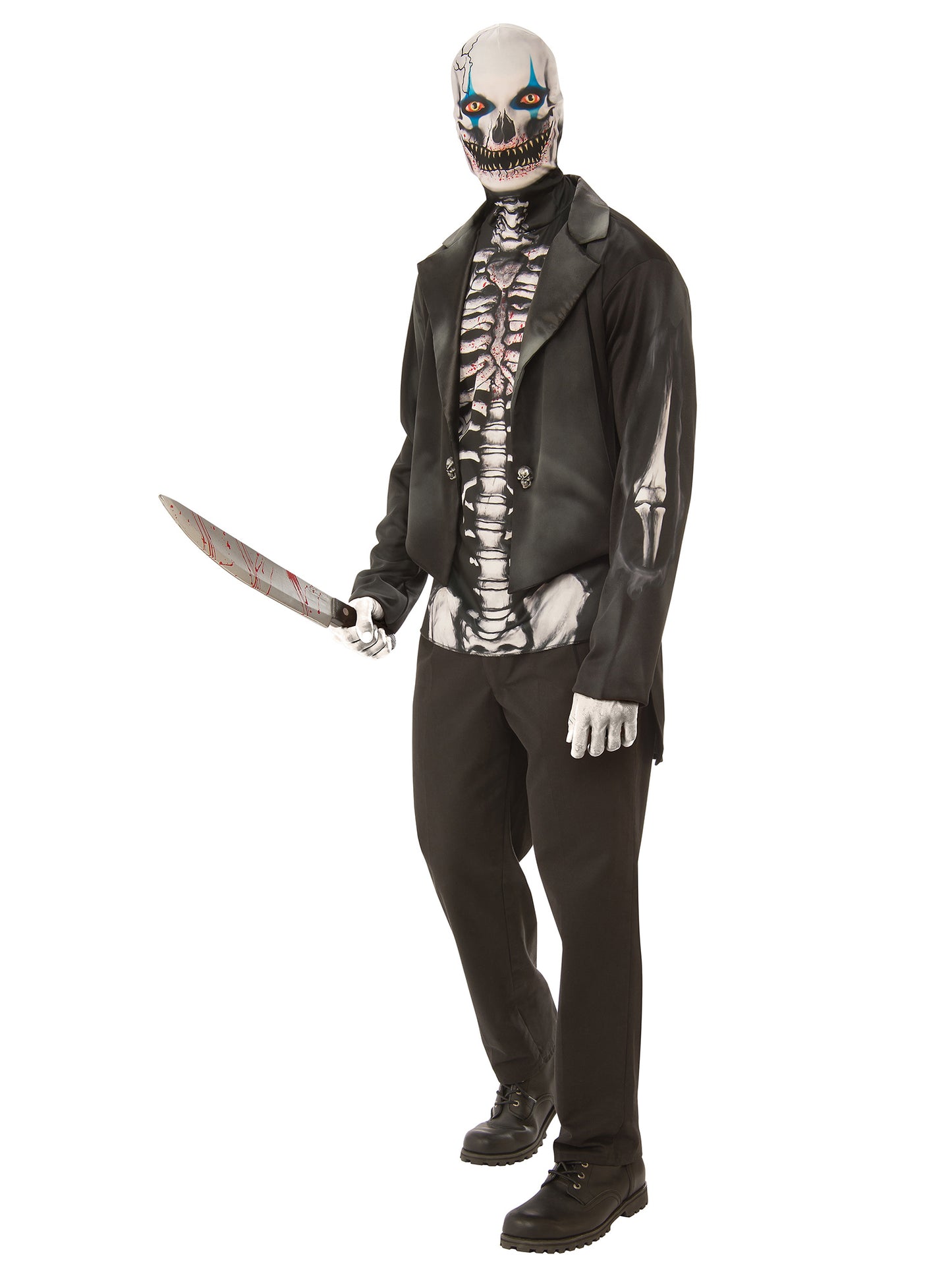 Rubies Skeleton Kostüm für Herren mit Hemd und Snood-Maske